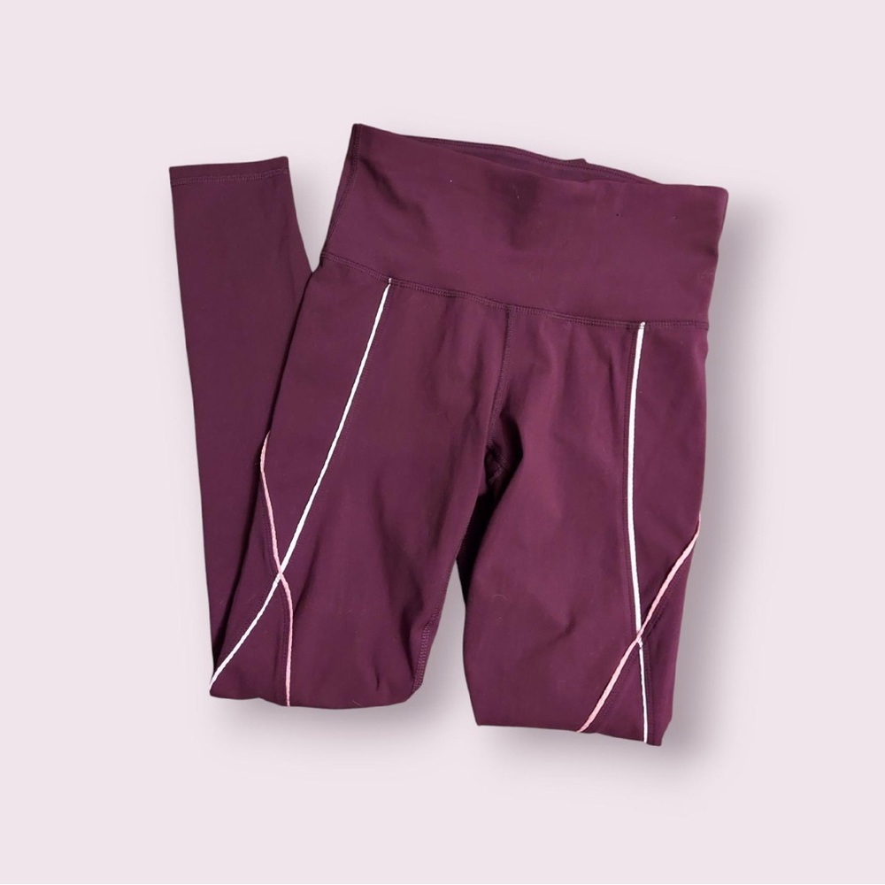Women’s Xersion Purple Leggings Size Small Exercise Running Comfy work out
